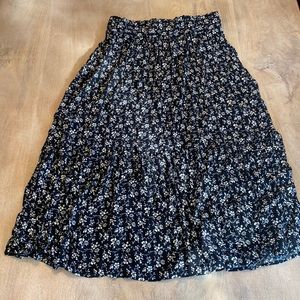 Madewell midi skirt